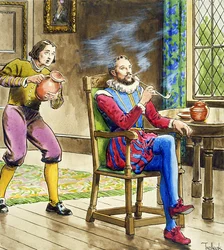 Sir Walter Raleigh (1554-1618) aus 